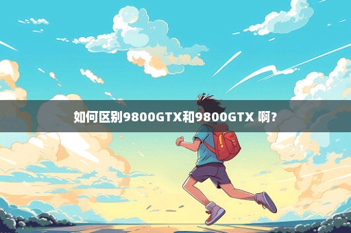如何区别9800GTX和9800GTX+啊？