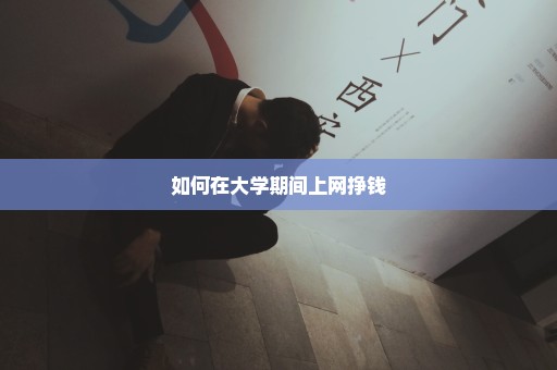 如何在大学期间上网挣钱