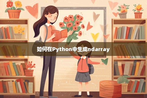 如何在Python中生成ndarray