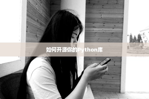 如何开源你的Python库