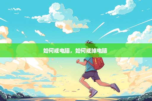 如何戒电脑，如何戒掉电脑 