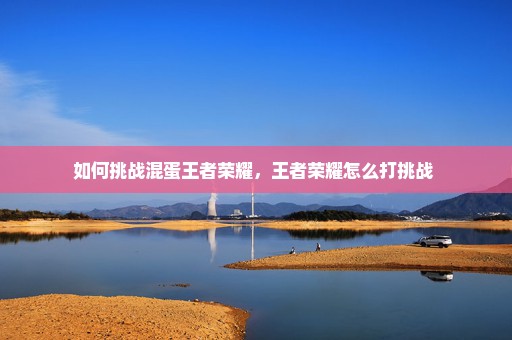 如何挑战混蛋王者荣耀，王者荣耀怎么打挑战 