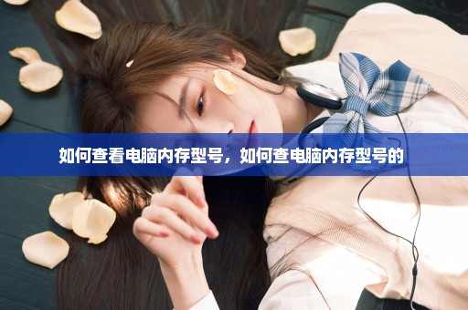 如何查看电脑内存型号，如何查电脑内存型号的 