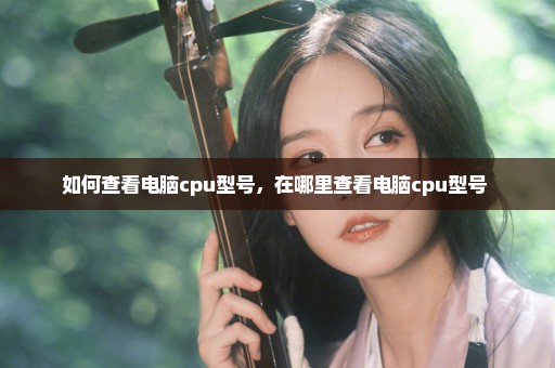 如何查看电脑cpu型号，在哪里查看电脑cpu型号 
