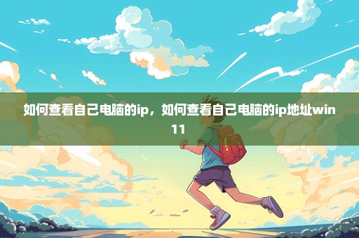如何查看自己电脑的ip，如何查看自己电脑的ip地址win11 