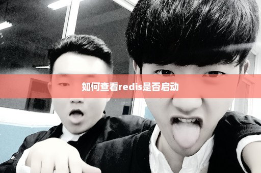 如何查看redis是否启动