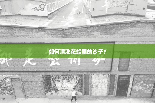 如何清洗花蛤里的沙子？