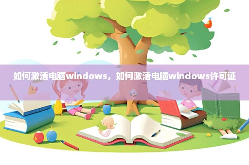 如何激活电脑windows，如何激活电脑windows许可证 