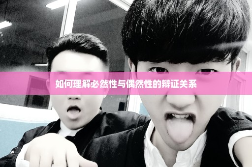 如何理解必然性与偶然性的辩证关系