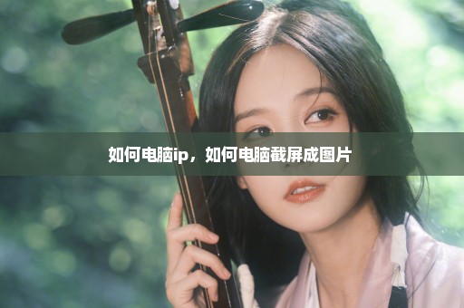 如何电脑ip，如何电脑截屏成图片 