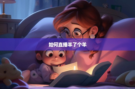 如何直播羊了个羊