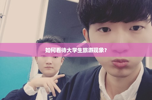如何看待大学生旅游现象？