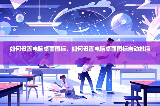 如何设置电脑桌面图标，如何设置电脑桌面图标自动排序 