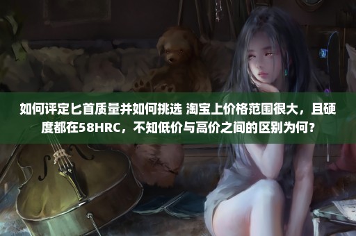如何评定匕首质量并如何挑选 淘宝上价格范围很大，且硬度都在58HRC，不知低价与高价之间的区别为何？