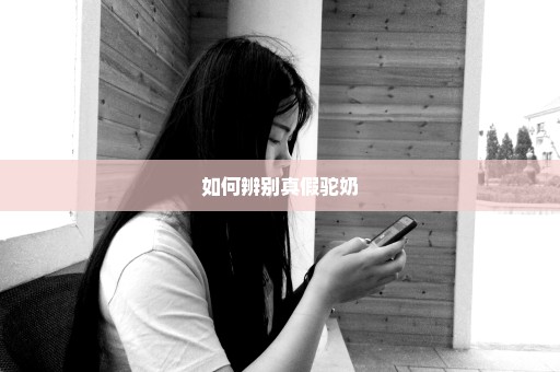 如何辨别真假驼奶