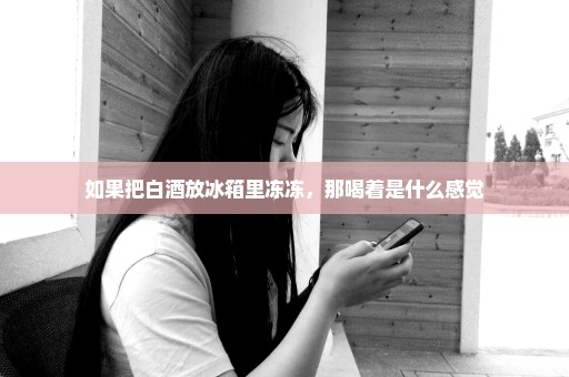 如果把白酒放冰箱里冻冻，那喝着是什么感觉