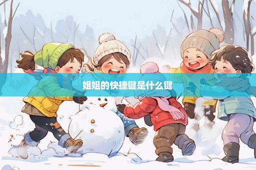 姐姐的快捷键是什么键