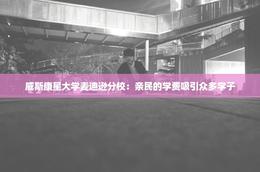 威斯康星大学麦迪逊分校：亲民的学费吸引众多学子