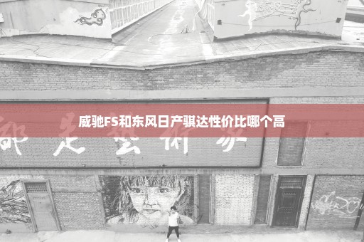 威驰FS和东风日产骐达性价比哪个高