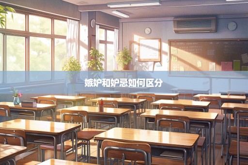 嫉妒和妒忌如何区分