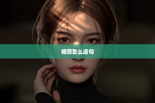 嫉忌怎么造句