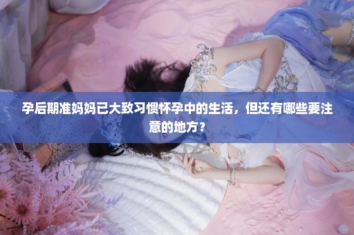 孕后期准妈妈已大致习惯怀孕中的生活，但还有哪些要注意的地方？