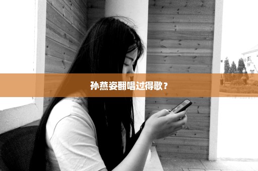 孙燕姿翻唱过得歌？