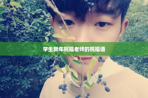 学生新年祝福老师的祝福语