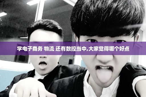 学电子商务 物流 还有数控当中,大家觉得哪个好点