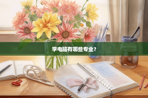 学电脑有哪些专业？