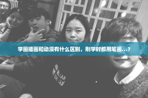 学画插画和动漫有什么区别，刚学时都用笔画…？