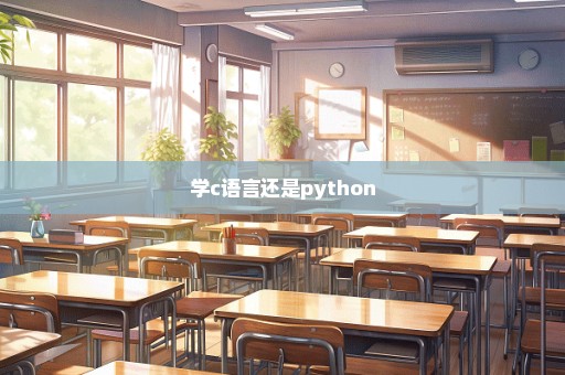 学c语言还是python