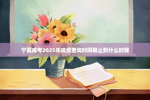 宁夏成考2025年成绩查询时间截止到什么时候