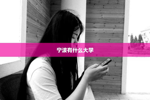 宁波有什么大学