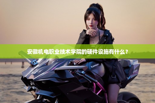 安徽机电职业技术学院的硬件设施有什么？