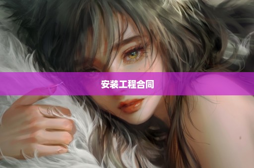 安装工程合同