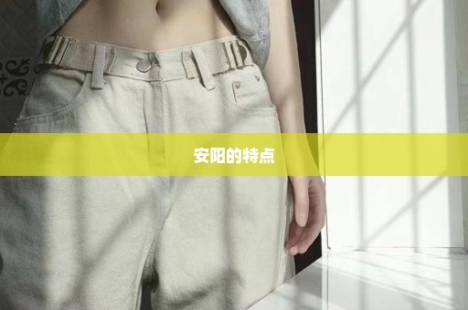 安阳的特点