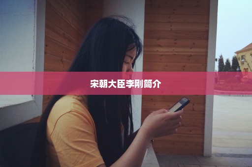 宋朝大臣李刚简介