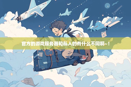 官方的游戏服务器和私人的有什么不同啊~！