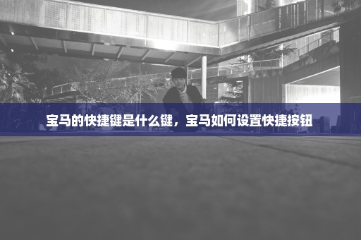 宝马的快捷键是什么键，宝马如何设置快捷按钮 