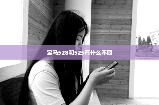 宝马528和525有什么不同