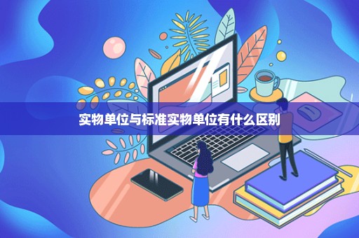实物单位与标准实物单位有什么区别