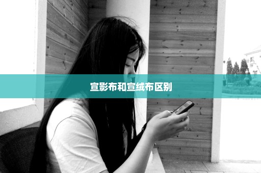 宣影布和宣绒布区别