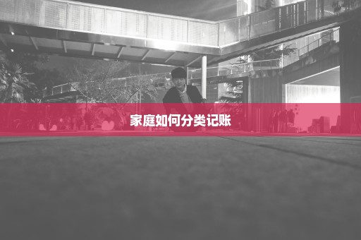 家庭如何分类记账