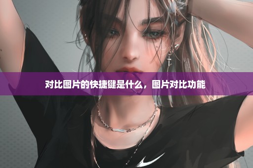 对比图片的快捷键是什么，图片对比功能 