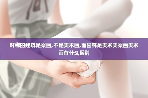 对称的建筑是案画,不是美术画,而园林是美术美案画美术画有什么区别