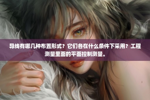导线有哪几种布置形式？它们各在什么条件下采用？工程测量里面的平面控制测量。