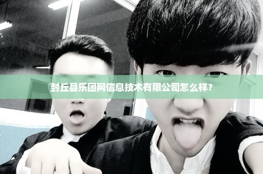 封丘县乐团网信息技术有限公司怎么样？