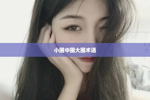 小圈中圈大圈术语