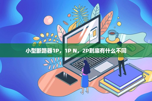 小型断路器1P，1P+N，2P到底有什么不同